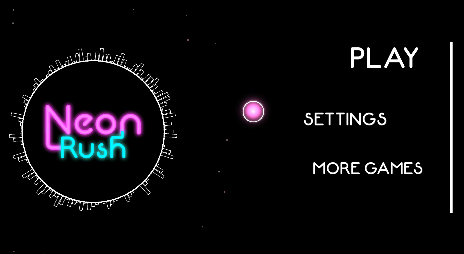 Neon Rush Game Screenshot